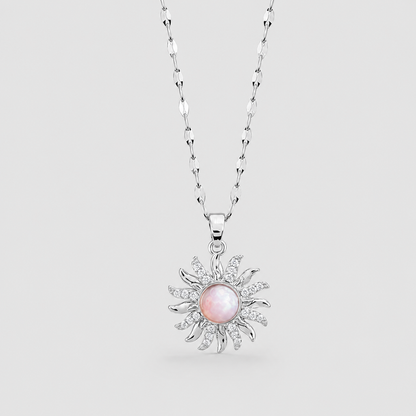 Spinning Sun Pendant Necklace